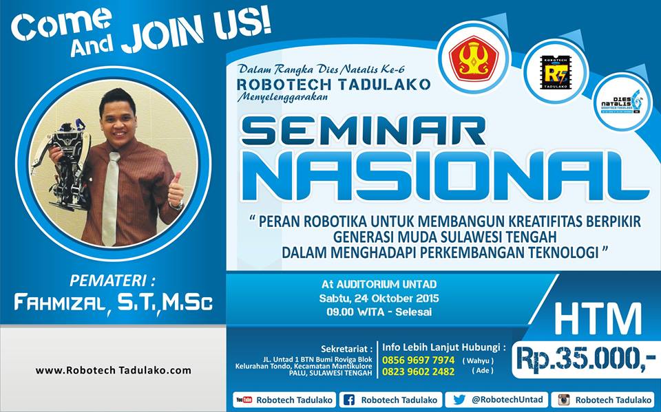 Seminar Nasional Robotech Tadulako