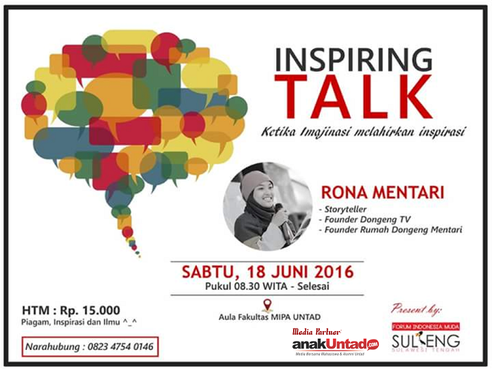 INSPIRING TALK Bersama RONA MENTARI (Founder Dongeng TV)