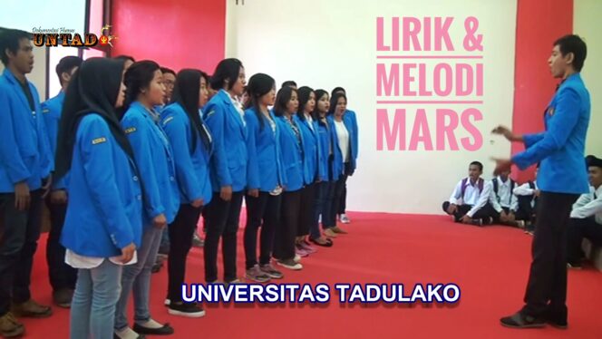 
 Ini Lirik & Melodi MARS Universitas Tadulako