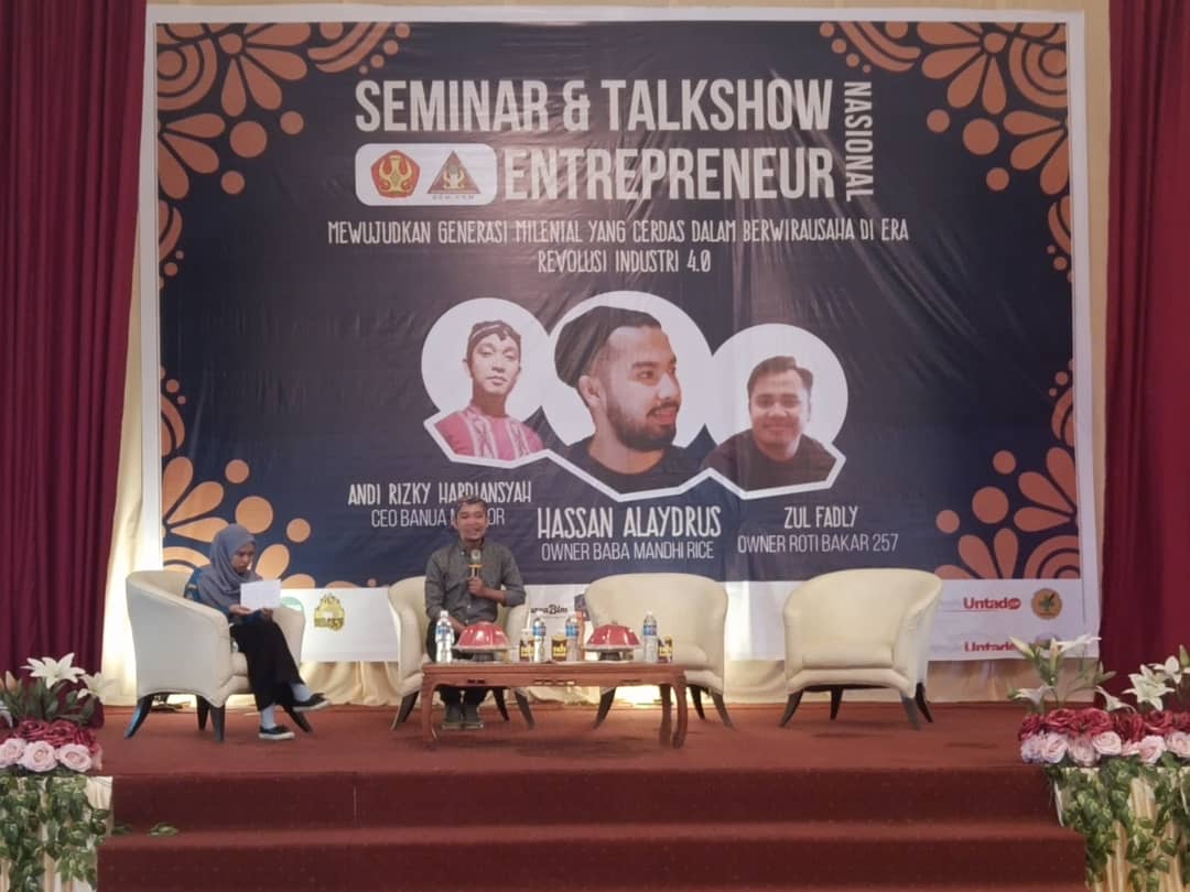 BEM FKM UNTAD Sukseskan Seminar dan Talkshow Entreprenuer